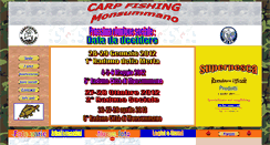 Desktop Screenshot of carpfishingmonsummano.it